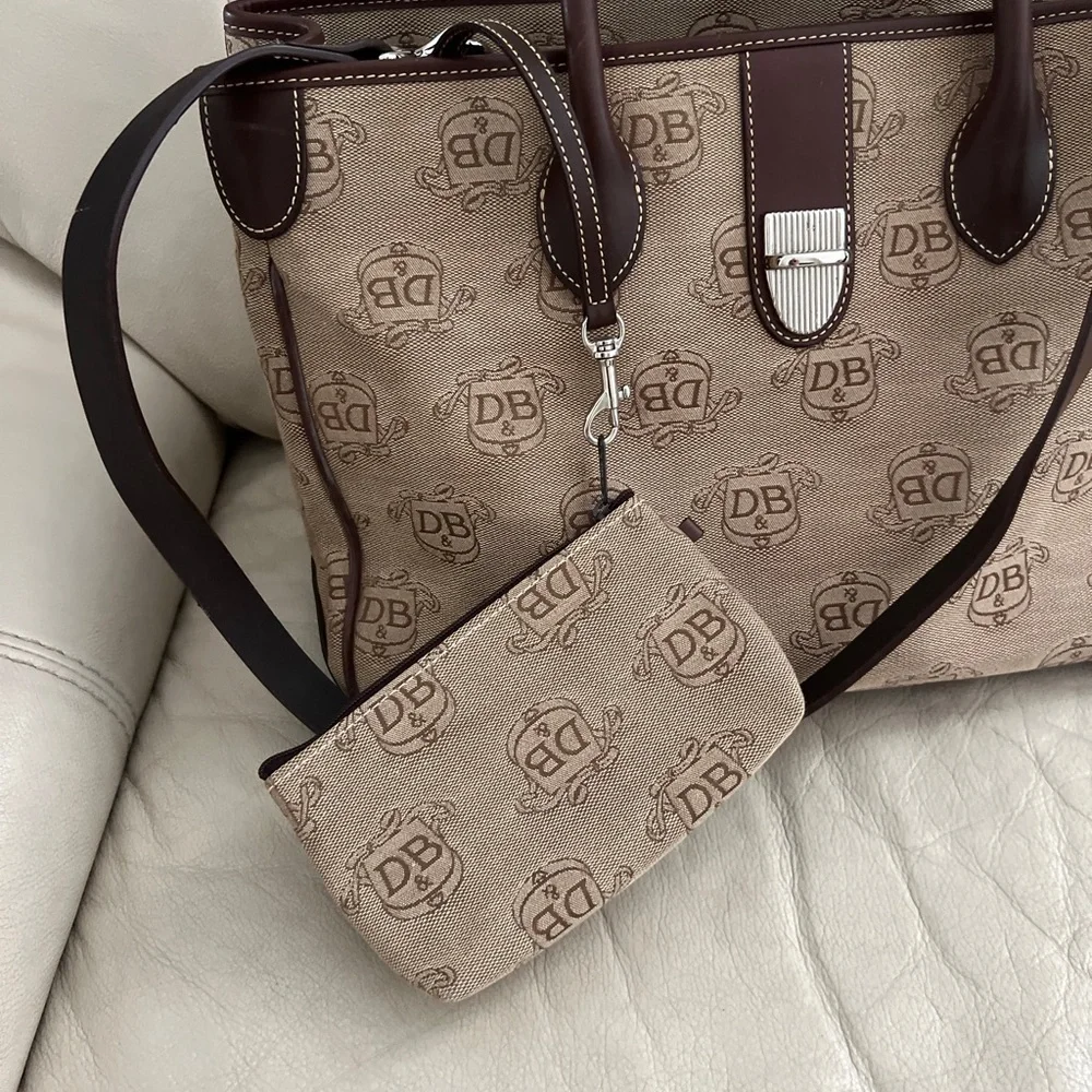 Rooney & Bourke Donegal Crest double handle satchel Dooney & Bourke